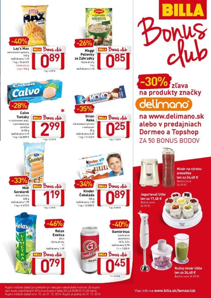 leták extra ponuka Billa strana 9 leták extra ponuka Billa strana 9