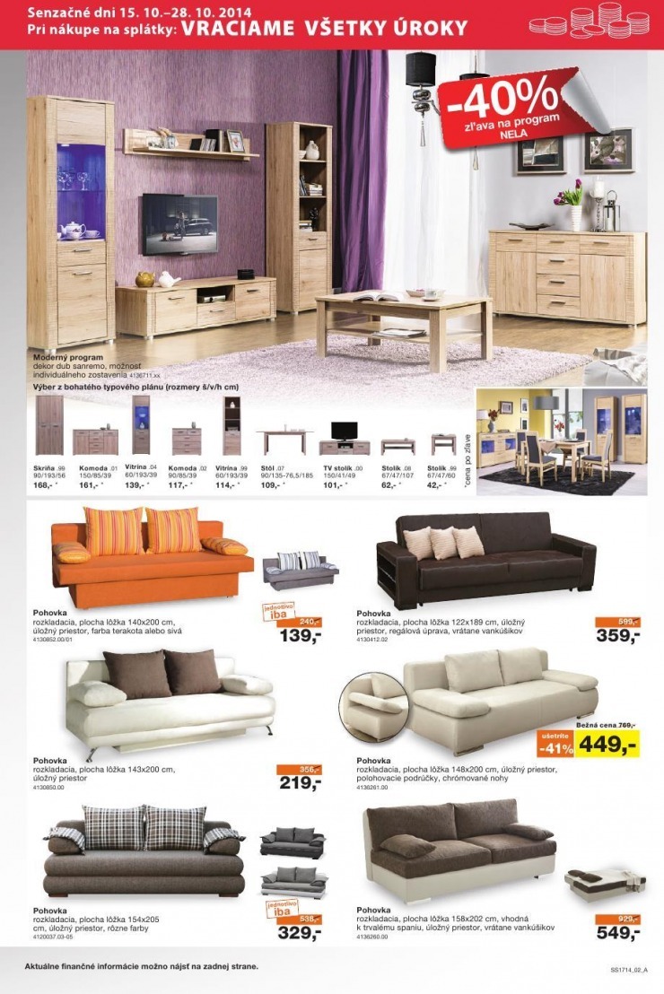 leták extra ponuka Sconto nábytok strana 2 leták extra ponuka Sconto nábytok strana 2