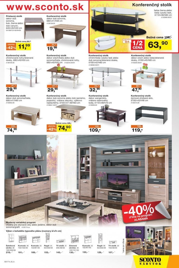 leták extra ponuka Sconto nábytok strana 3 leták extra ponuka Sconto nábytok strana 3