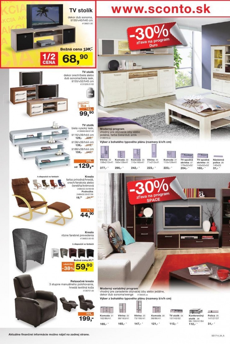 leták extra ponuka Sconto nábytok strana 4 leták extra ponuka Sconto nábytok strana 4
