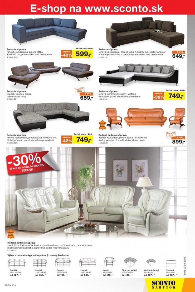 leták extra ponuka Sconto nábytok strana 7 leták extra ponuka Sconto nábytok strana 7