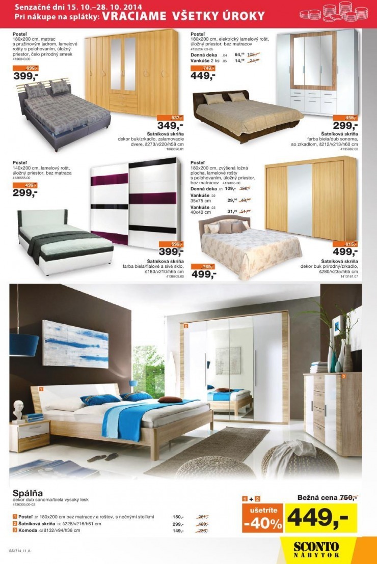 leták extra ponuka Sconto nábytok strana 11 leták extra ponuka Sconto nábytok strana 11