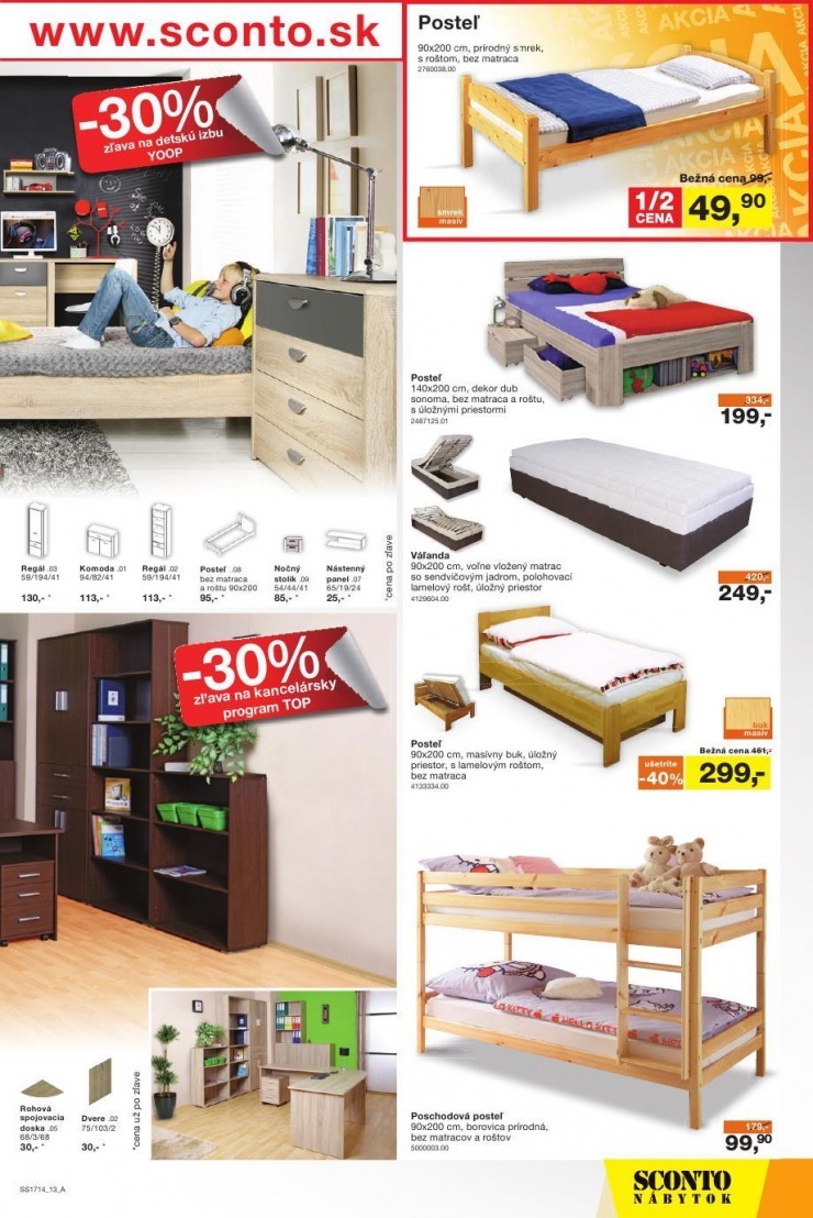 leták extra ponuka Sconto nábytok strana 13 leták extra ponuka Sconto nábytok strana 13