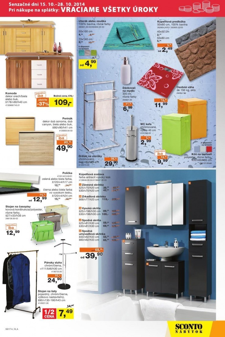 leták extra ponuka Sconto nábytok strana 19 leták extra ponuka Sconto nábytok strana 19