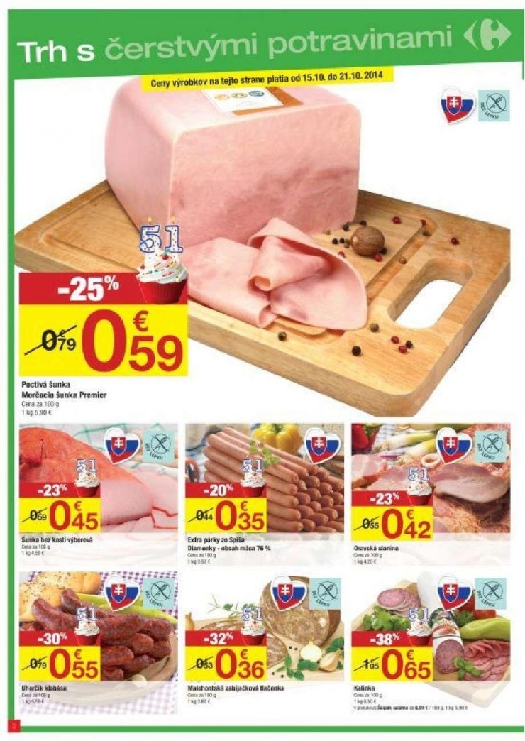 leták Carrefour leták - oslavujeme narodeniny strana 2 leták Carrefour leták - oslavujeme narodeniny strana 2