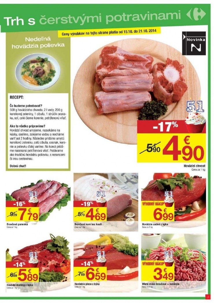 leták Carrefour leták - oslavujeme narodeniny strana 3 leták Carrefour leták - oslavujeme narodeniny strana 3