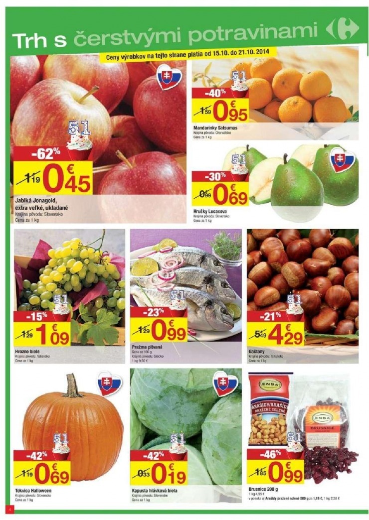leták Carrefour leták - oslavujeme narodeniny strana 4 leták Carrefour leták - oslavujeme narodeniny strana 4