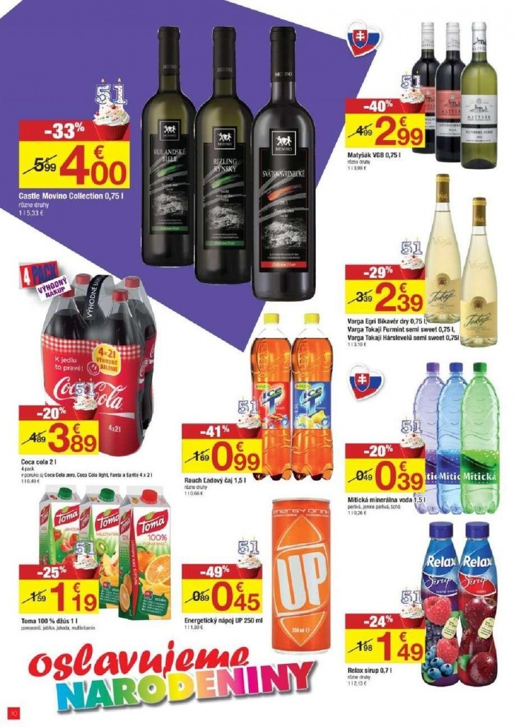 leták Carrefour leták - oslavujeme narodeniny strana 10 leták Carrefour leták - oslavujeme narodeniny strana 10