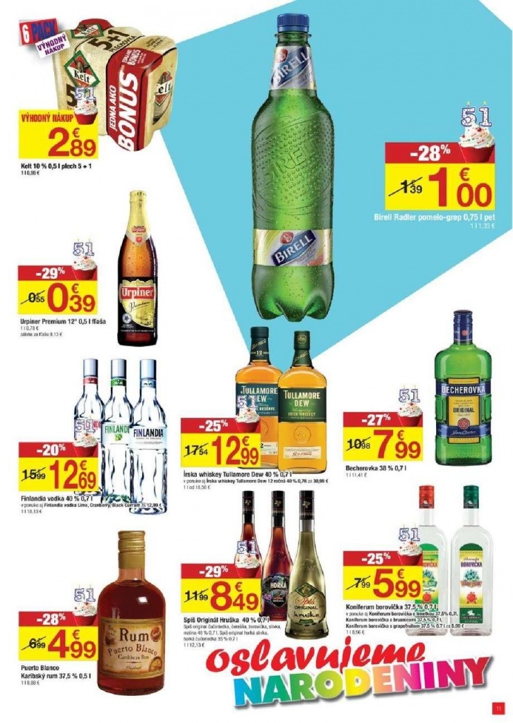 leták Carrefour leták - oslavujeme narodeniny strana 11 leták Carrefour leták - oslavujeme narodeniny strana 11