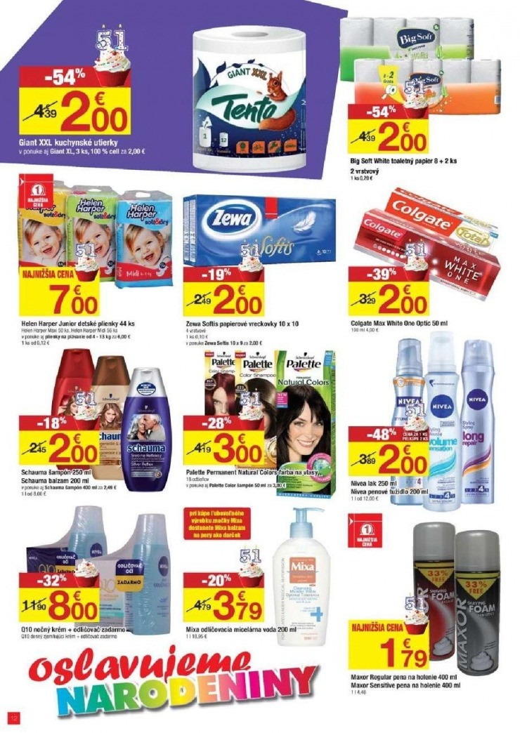 leták Carrefour leták - oslavujeme narodeniny strana 12 leták Carrefour leták - oslavujeme narodeniny strana 12