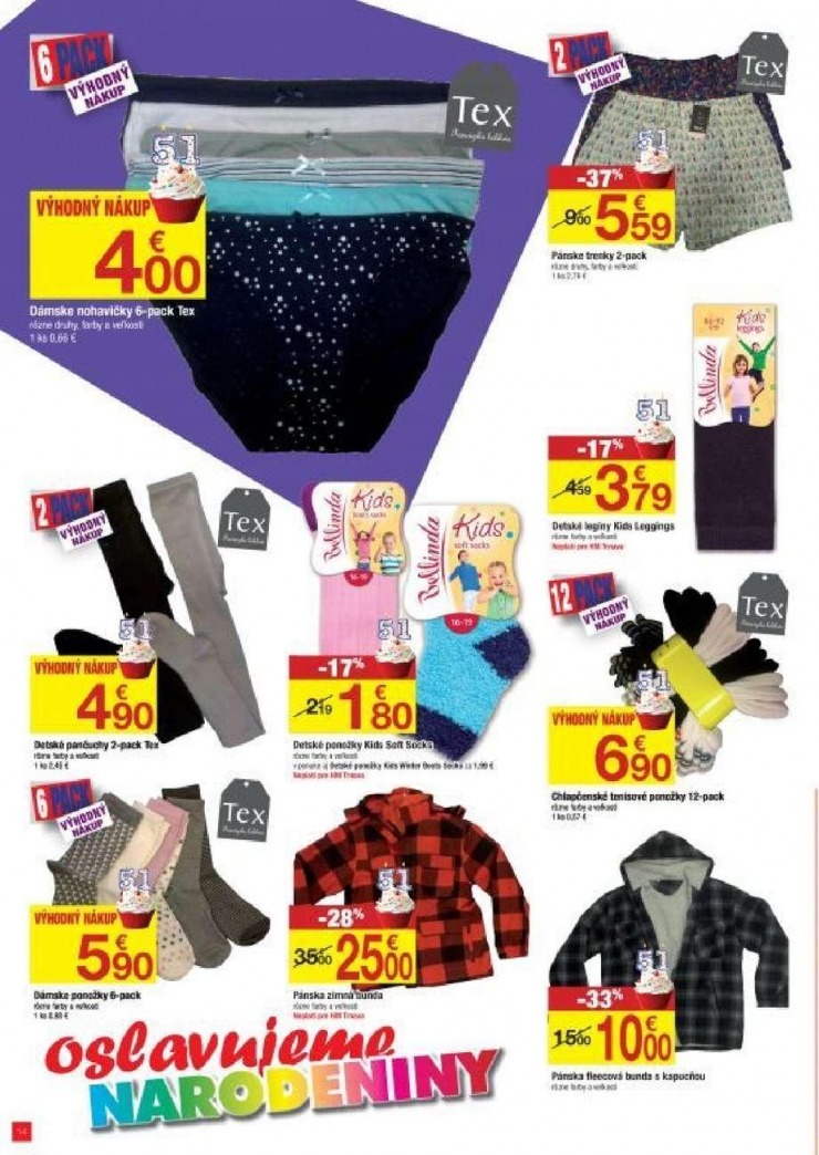 leták Carrefour leták - oslavujeme narodeniny strana 14 leták Carrefour leták - oslavujeme narodeniny strana 14