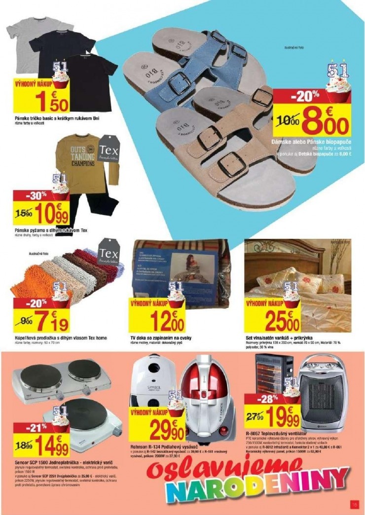 leták Carrefour leták - oslavujeme narodeniny strana 15 leták Carrefour leták - oslavujeme narodeniny strana 15
