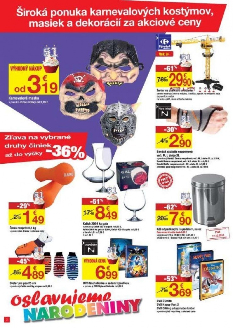 leták Carrefour leták - oslavujeme narodeniny strana 18 leták Carrefour leták - oslavujeme narodeniny strana 18