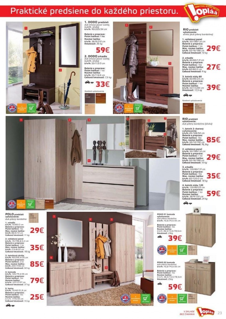 leták Decodom katalóg - OPLAA strana 23 leták Decodom katalóg - OPLAA strana 23