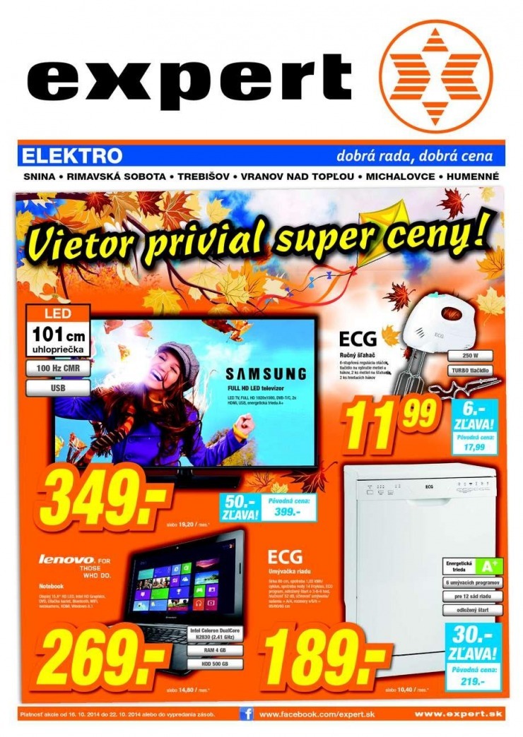 leták Expert Elektro leták - super ceny strana 1 leták Expert Elektro leták - super ceny strana 1