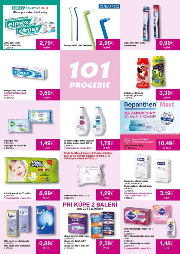 leták jedinečná ponuka 101 Drogerie strana 5 leták jedinečná ponuka 101 Drogerie strana 5