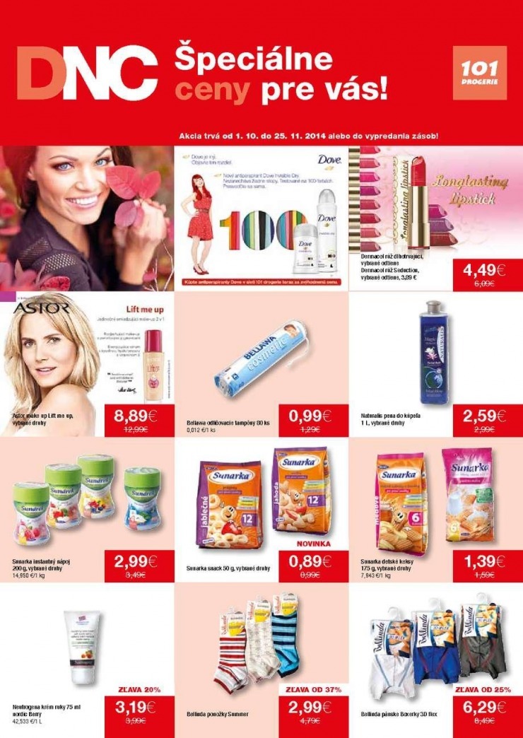leták jedinečná ponuka 101 Drogerie strana 8 leták jedinečná ponuka 101 Drogerie strana 8