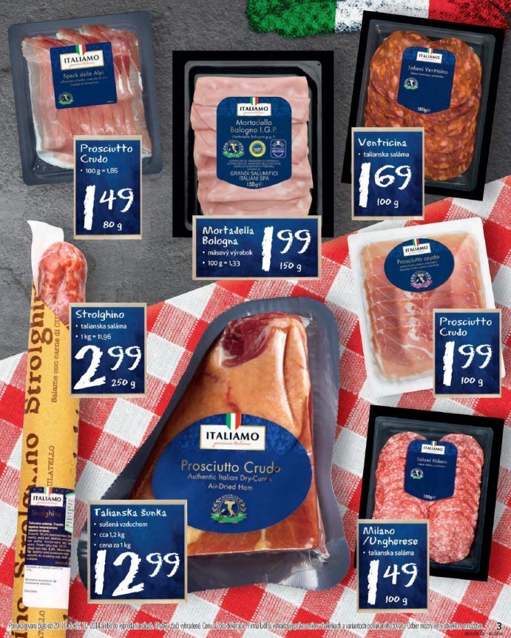 leták leták Lidl - Talianske týždne strana 3 leták leták Lidl - Talianske týždne strana 3