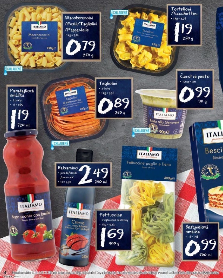 leták leták Lidl - Talianske týždne strana 4 leták leták Lidl - Talianske týždne strana 4