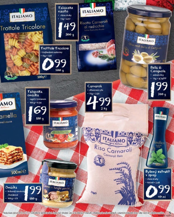 leták leták Lidl - Talianske týždne strana 5 leták leták Lidl - Talianske týždne strana 5