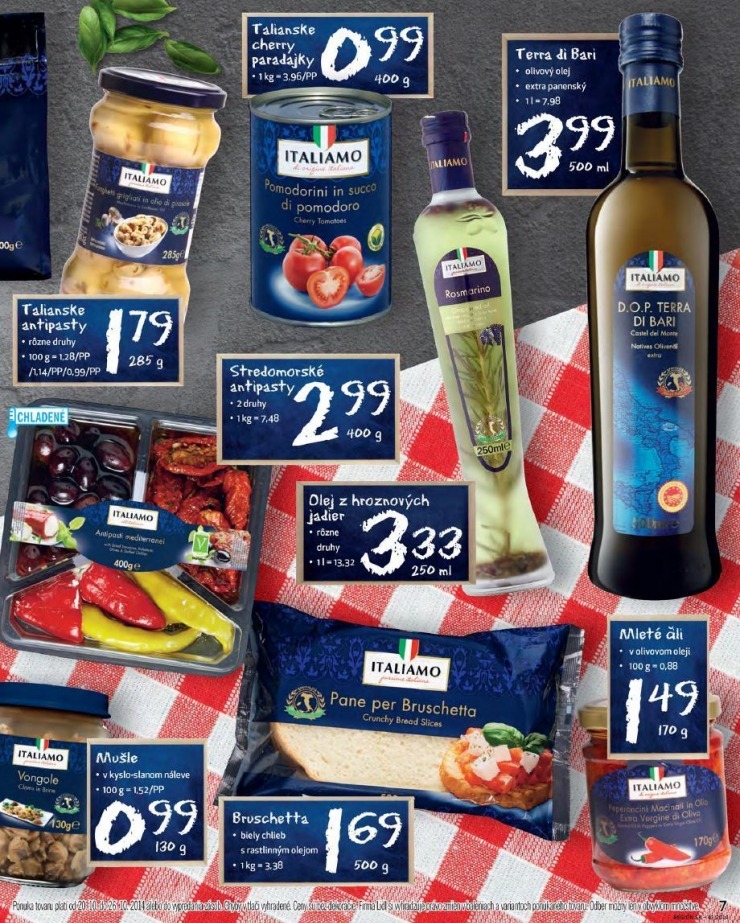 leták leták Lidl - Talianske týždne strana 7 leták leták Lidl - Talianske týždne strana 7