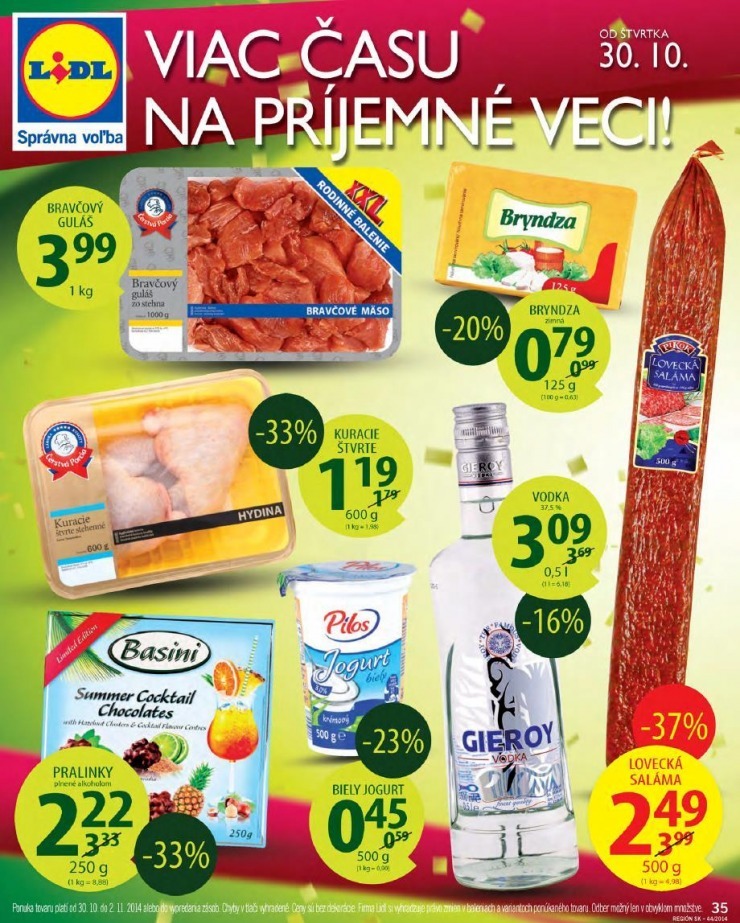 leták aktuálna ponuka Lidl strana 35 leták aktuálna ponuka Lidl strana 35