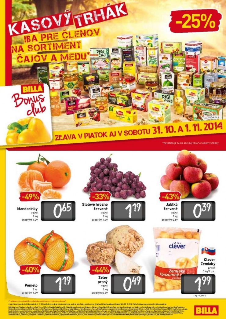 leták Billa akčný leták strana 14 leták Billa akčný leták strana 14