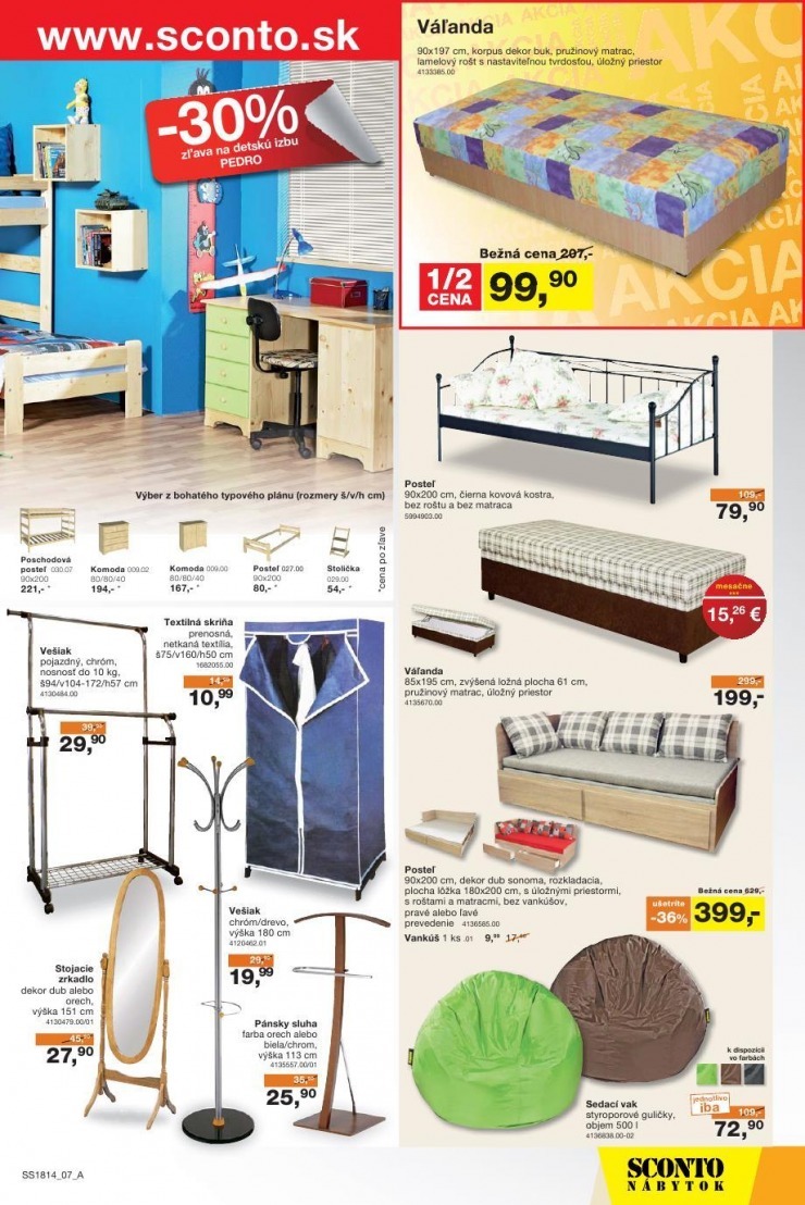 leták Sconto špeciálny leták strana 7 leták Sconto špeciálny leták strana 7