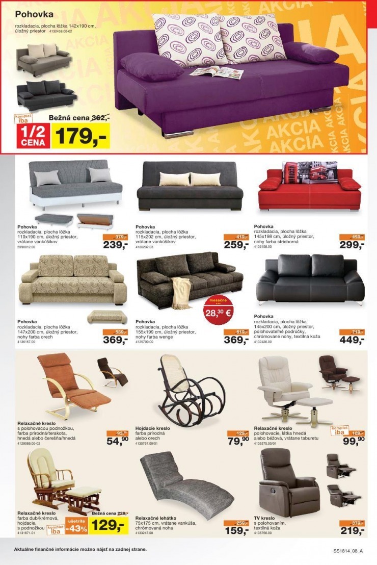leták Sconto špeciálny leták strana 8 leták Sconto špeciálny leták strana 8