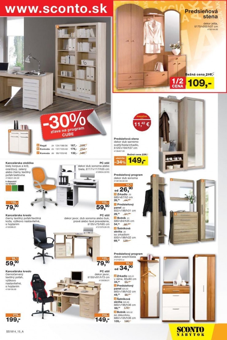 leták Sconto špeciálny leták strana 15 leták Sconto špeciálny leták strana 15