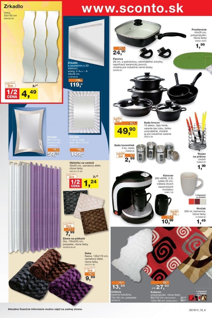 leták Sconto špeciálny leták strana 18 leták Sconto špeciálny leták strana 18