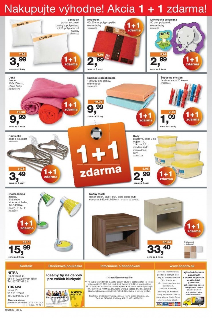 leták Sconto špeciálny leták strana 20 leták Sconto špeciálny leták strana 20