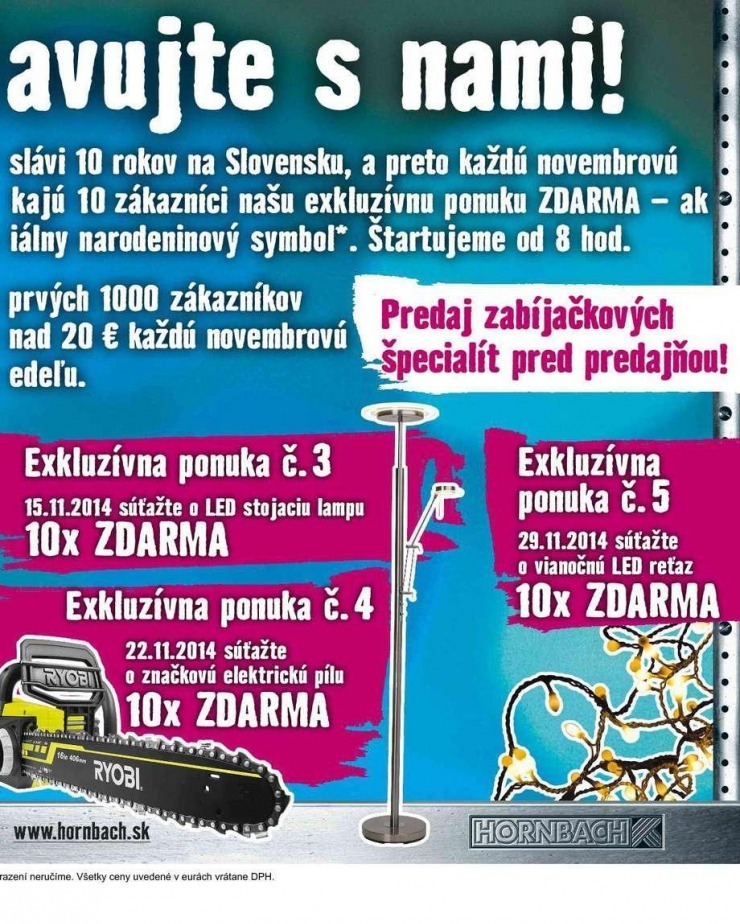 leták exkluzívny leták HORNBACH strana 3 leták exkluzívny leták HORNBACH strana 3