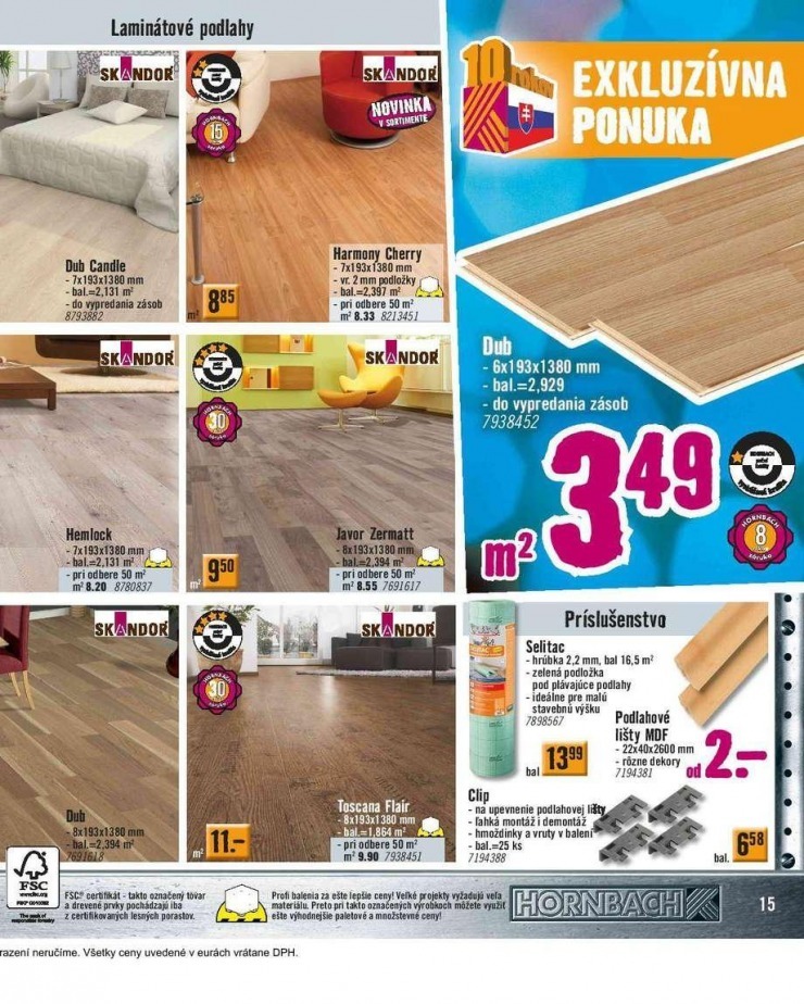 leták exkluzívny leták HORNBACH strana 15 leták exkluzívny leták HORNBACH strana 15