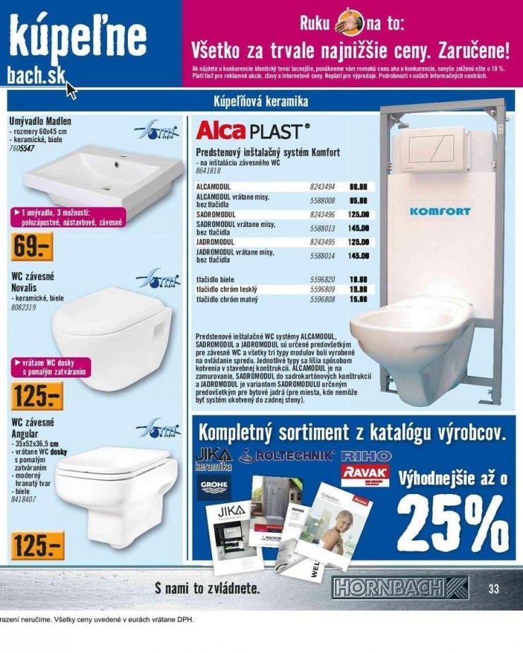 leták exkluzívny leták HORNBACH strana 33 leták exkluzívny leták HORNBACH strana 33