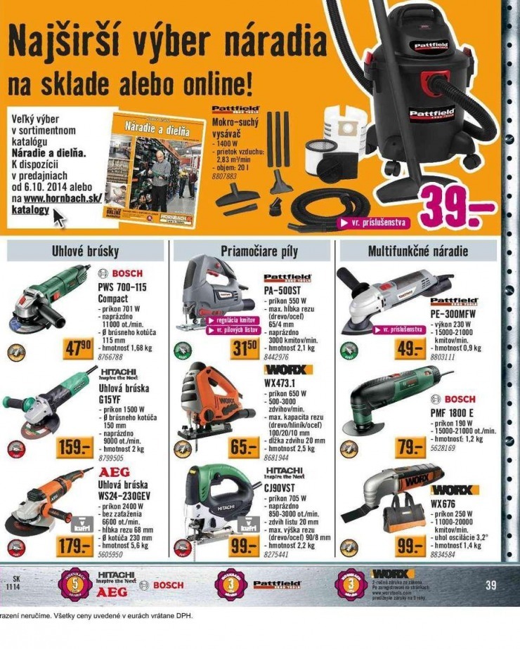 leták exkluzívny leták HORNBACH strana 39 leták exkluzívny leták HORNBACH strana 39