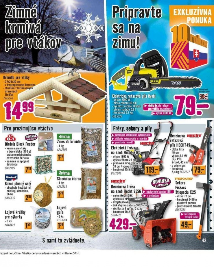 leták exkluzívny leták HORNBACH strana 43 leták exkluzívny leták HORNBACH strana 43