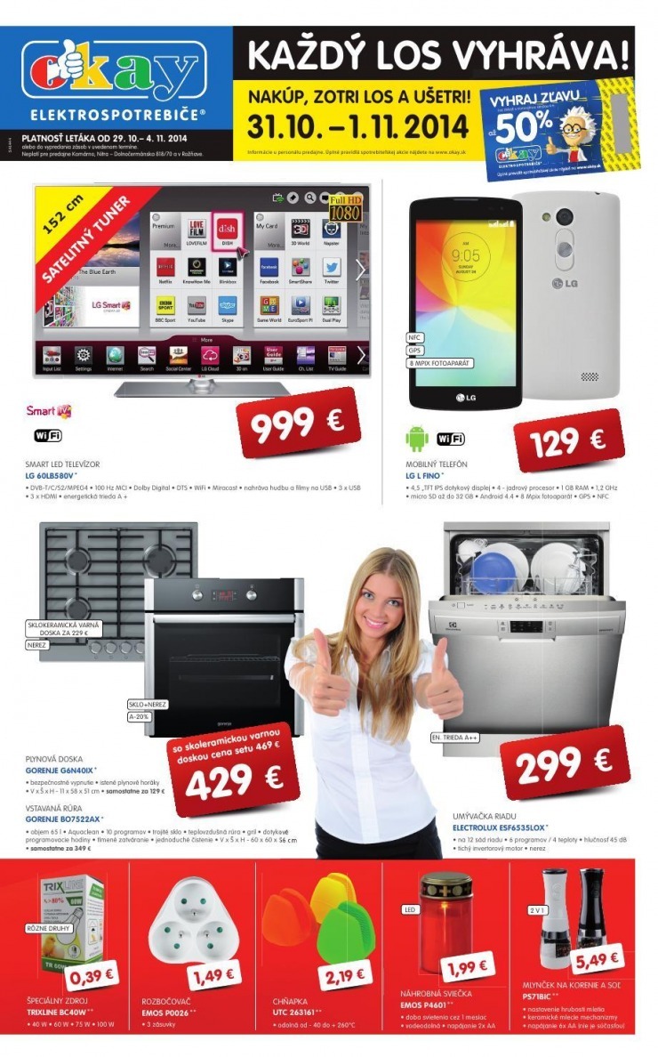 leták Okay extra ponuka strana 1 leták Okay extra ponuka strana 1