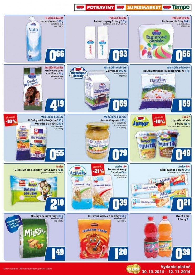 leták mimoriadný leták COOP strana 11 leták mimoriadný leták COOP strana 11
