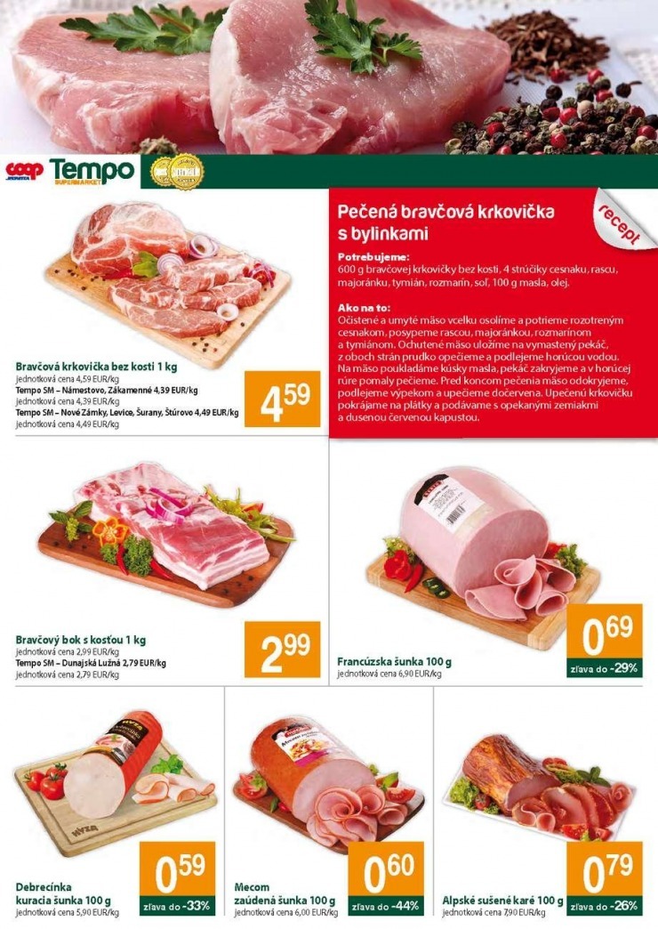 leták COOP Jednota akciový leták strana 2 leták COOP Jednota akciový leták strana 2