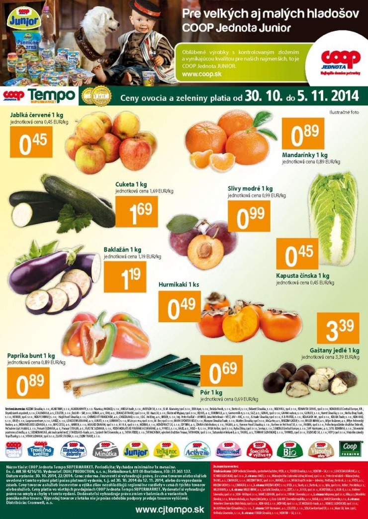 leták COOP Jednota akciový leták strana 8 leták COOP Jednota akciový leták strana 8