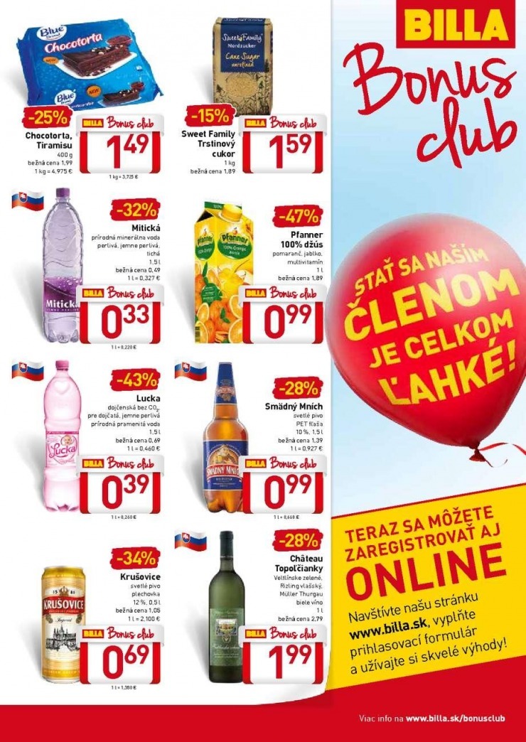 leták špeciálny Billa leták strana 11 leták špeciálny Billa leták strana 11