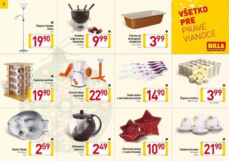 leták Billa leták - Čarovný Advent strana 5 leták Billa leták - Čarovný Advent strana 5