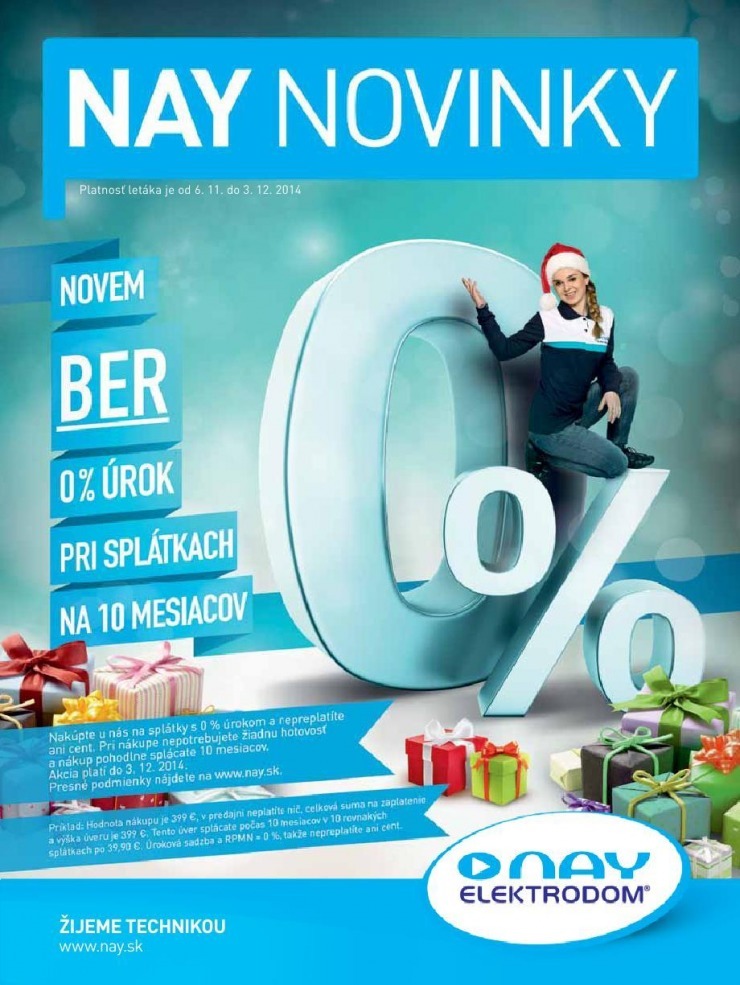 leták exkluzívny leták NAY Elektrodom strana 1 leták exkluzívny leták NAY Elektrodom strana 1