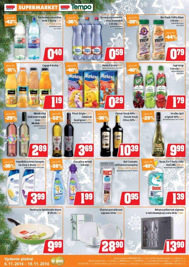 leták akčný leták COOP Jednota strana 6 leták akčný leták COOP Jednota strana 6