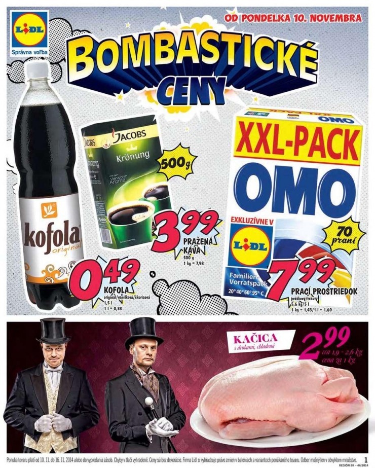 leták akčný leták Lidl - bombastické ceny strana 1 leták akčný leták Lidl - bombastické ceny strana 1