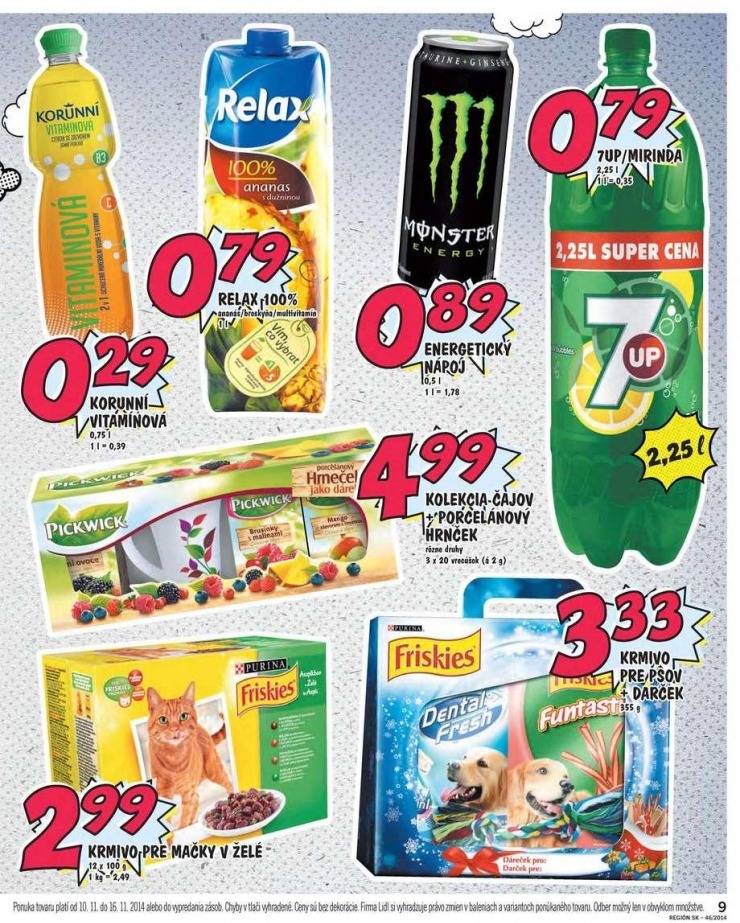 leták akčný leták Lidl - bombastické ceny strana 9 leták akčný leták Lidl - bombastické ceny strana 9
