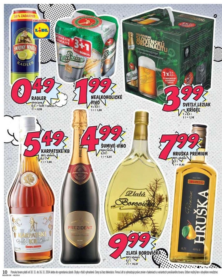 leták akčný leták Lidl - bombastické ceny strana 10 leták akčný leták Lidl - bombastické ceny strana 10