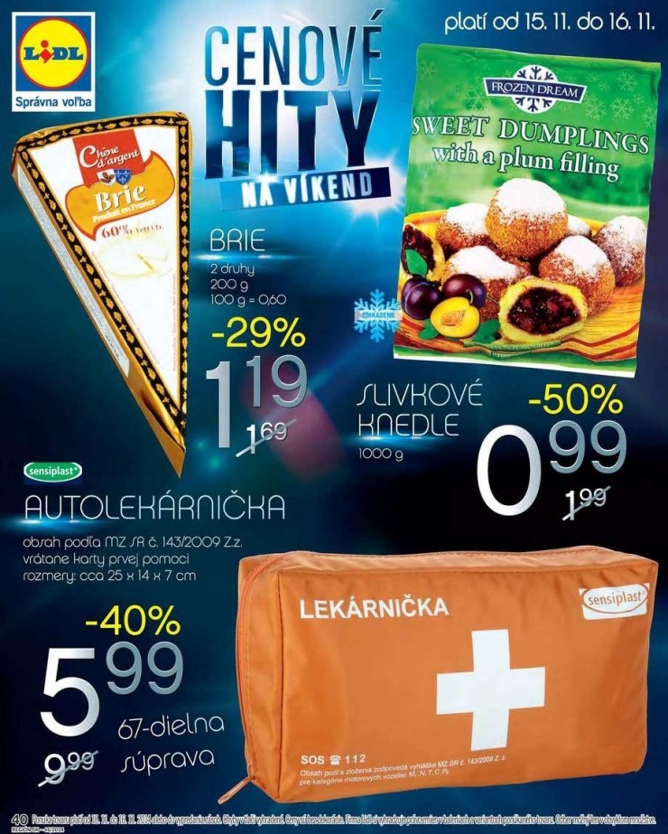 leták akčný leták Lidl - bombastické ceny strana 40 leták akčný leták Lidl - bombastické ceny strana 40