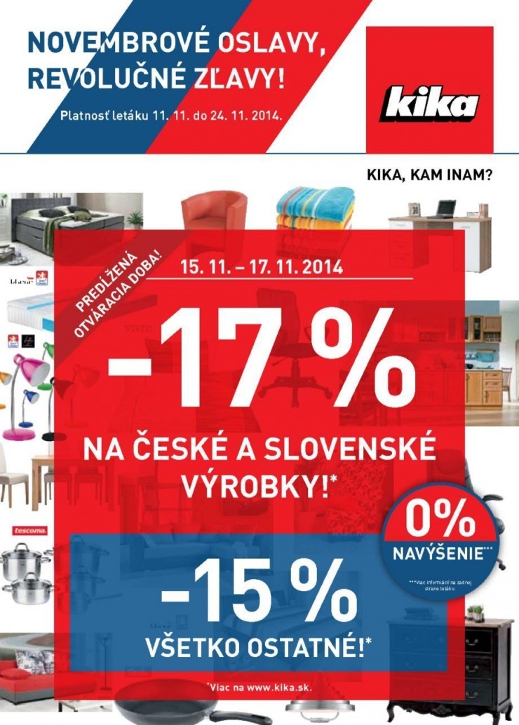 leták kika leták - novemberové oslavy strana 1 leták kika leták - novemberové oslavy strana 1